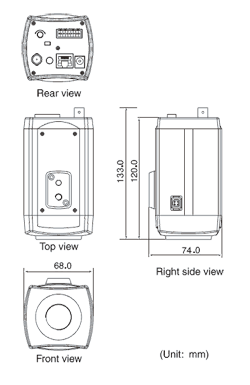 IPC1100A 寸法図