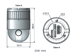 IPC4100A-25D 寸法図