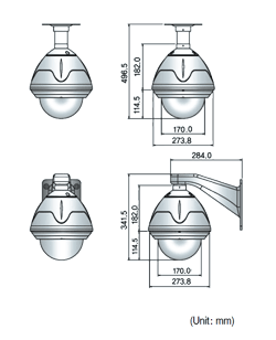 IPC4500A-25D 寸法図