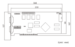 MP3000EX 寸法図