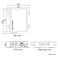 NVC100-STBA 寸法図