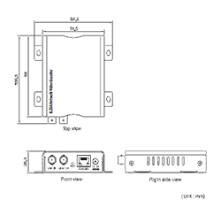 NVC1000 寸法図