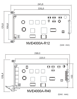 NVE4000A 寸法図